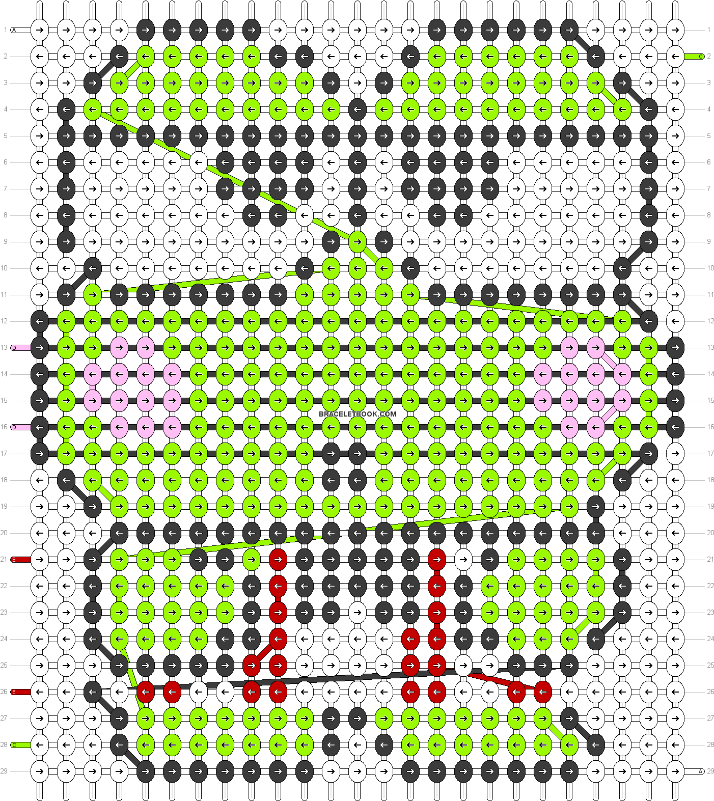 Download Keroppi Pattern Perler Beads | Wallpapers.com