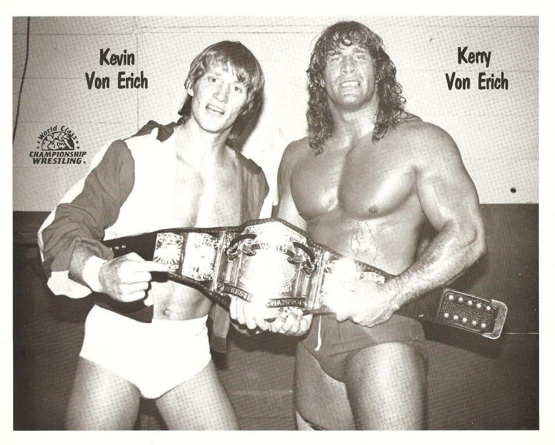 Kerryvon Erich Och Kevin Von Erich. (this Is A Direct Translation. If The Context Requires A More Specific Translation, Please Provide More Information.) Wallpaper