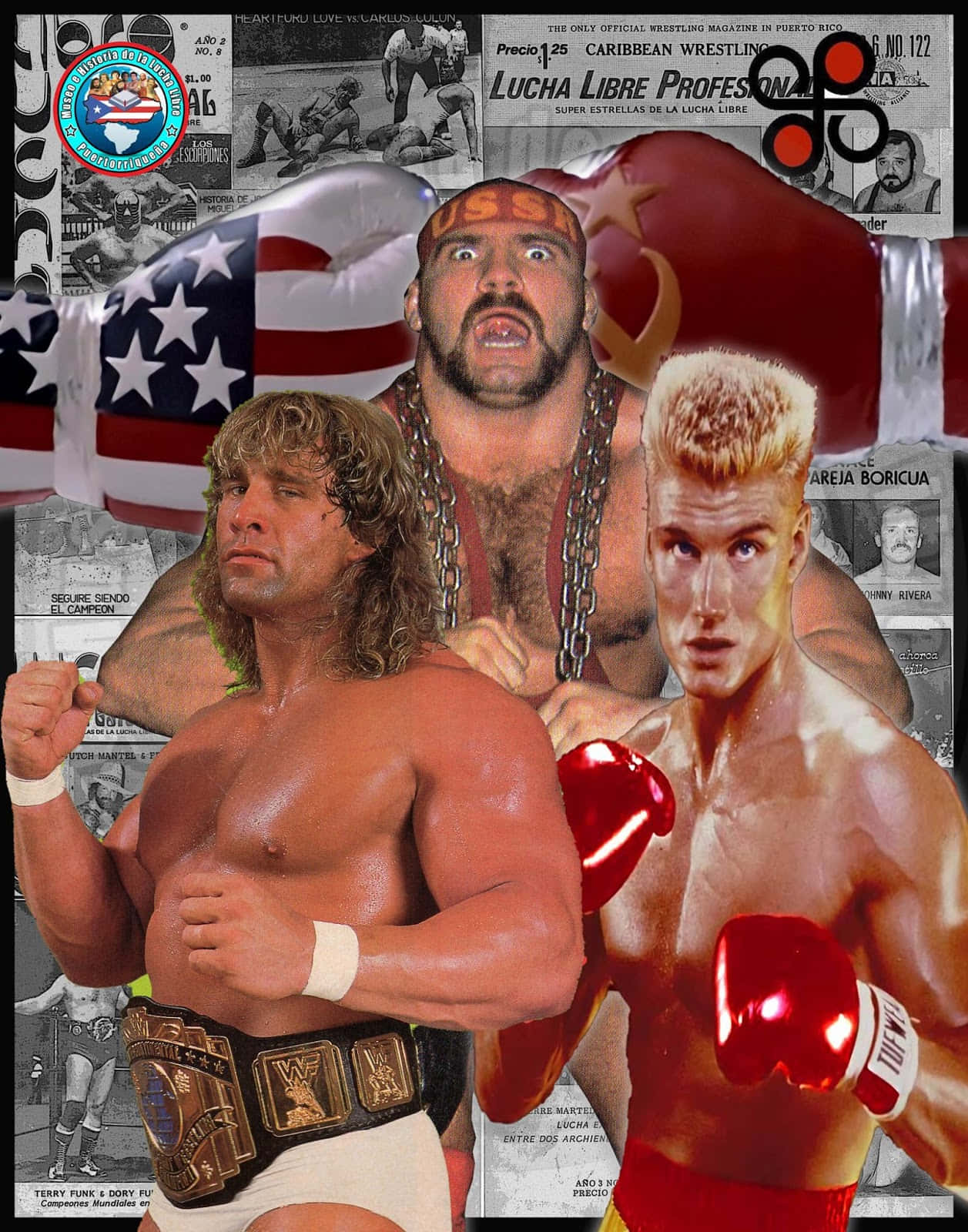 Kerry Von Erich And The Ultimate Warrior Wallpaper