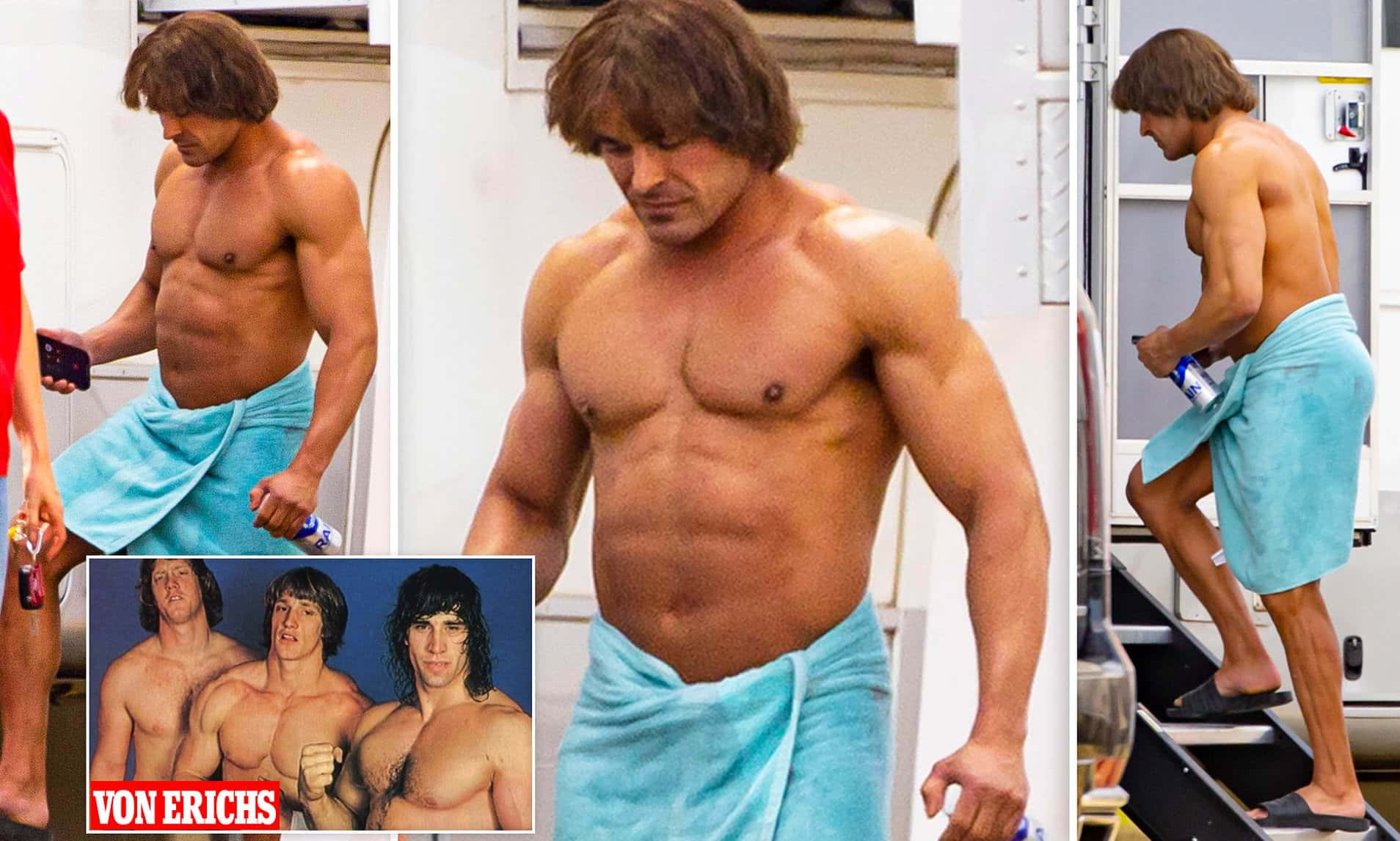 Zac efron beefed up