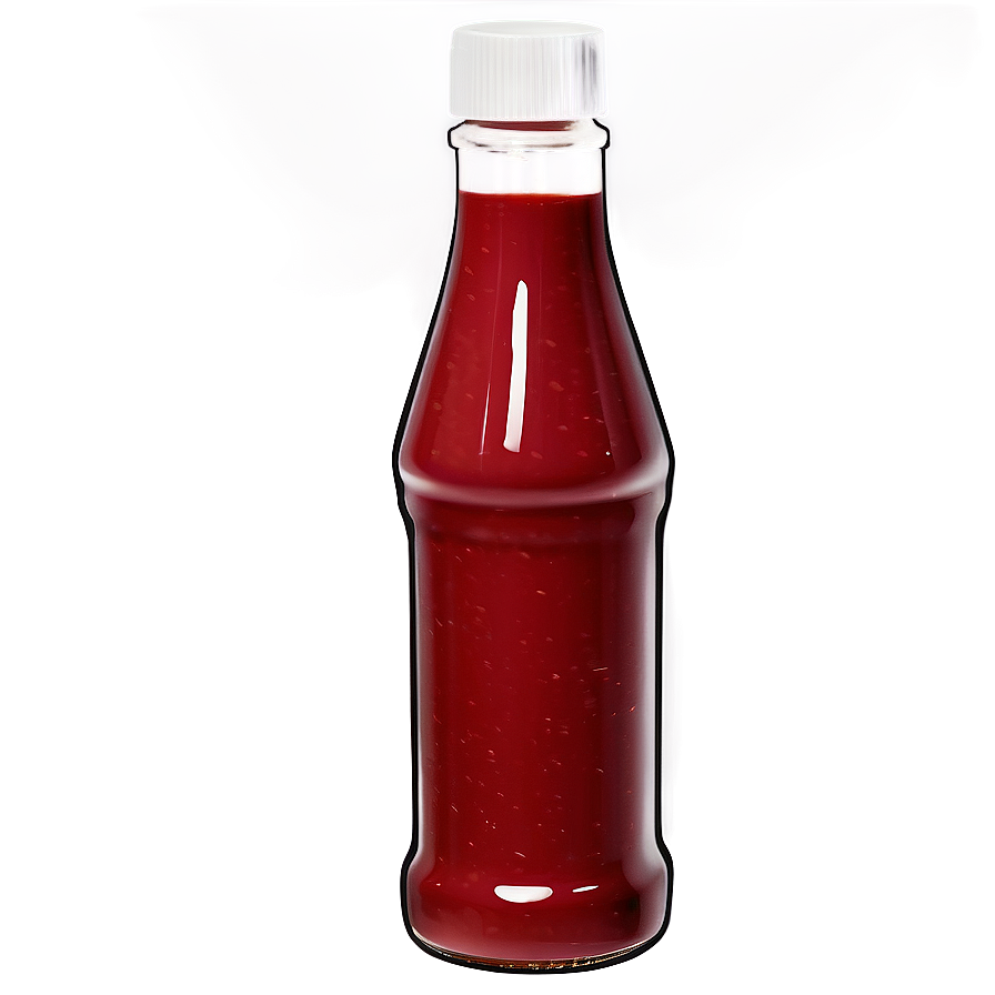 Ketchup Bottle Drawing Png 06122024 PNG