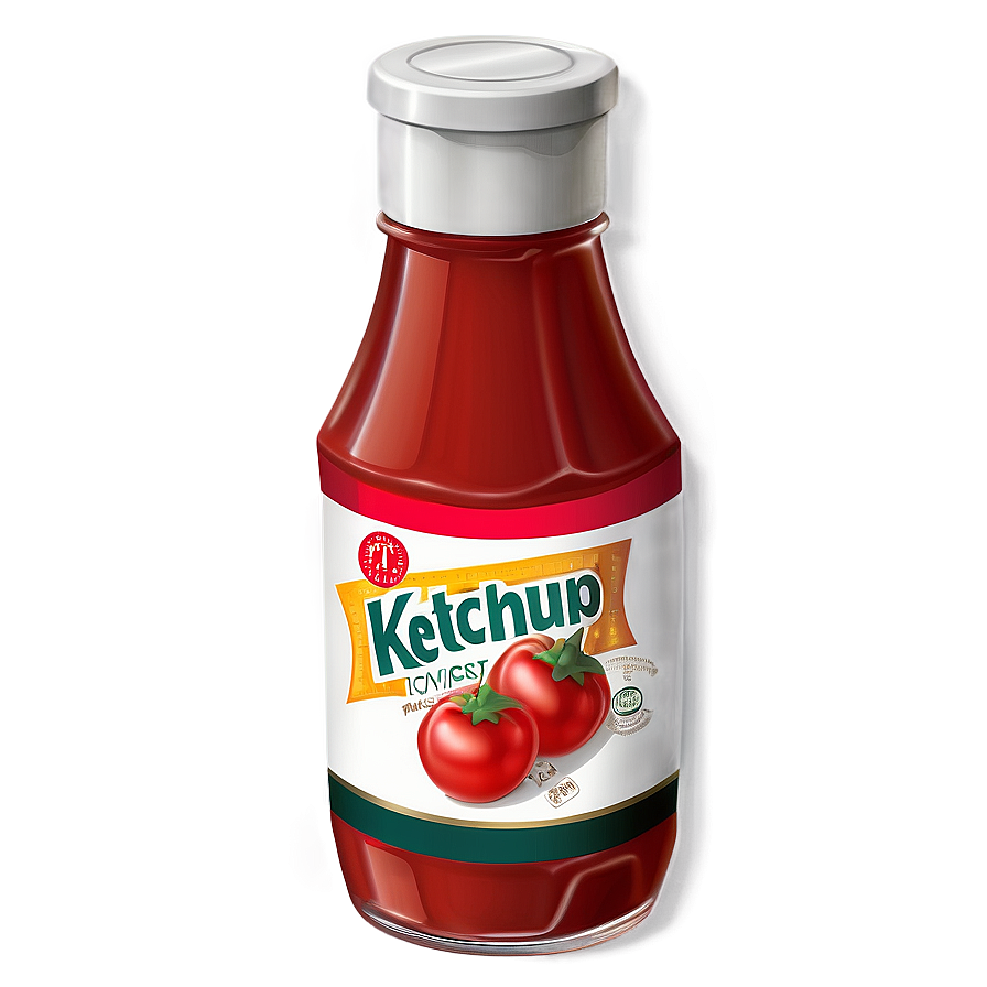 Ketchup Bottle Illustration Png Dbm60 PNG