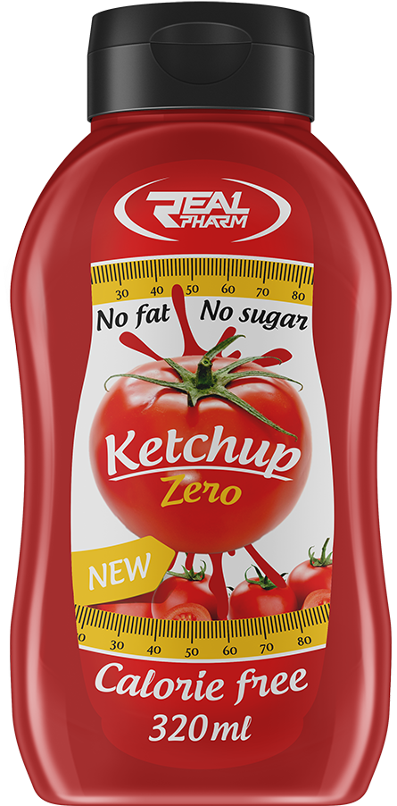 Ketchup Zero Calorie Free Bottle PNG