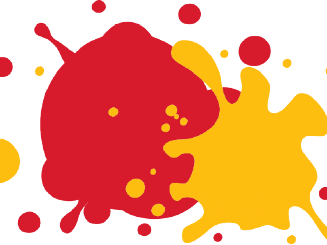 Ketchupand Mustard Splatter PNG