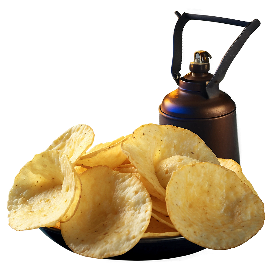 Kettle Cooked Potato Chip Png 06132024 PNG