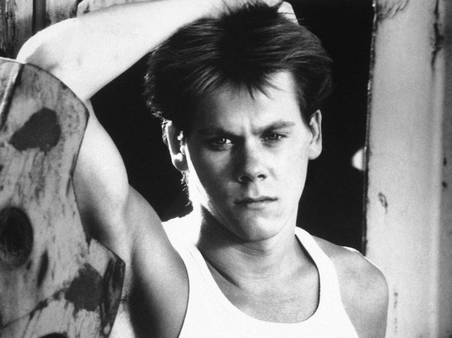 Kevin Bacon Grayscale Wallpaper