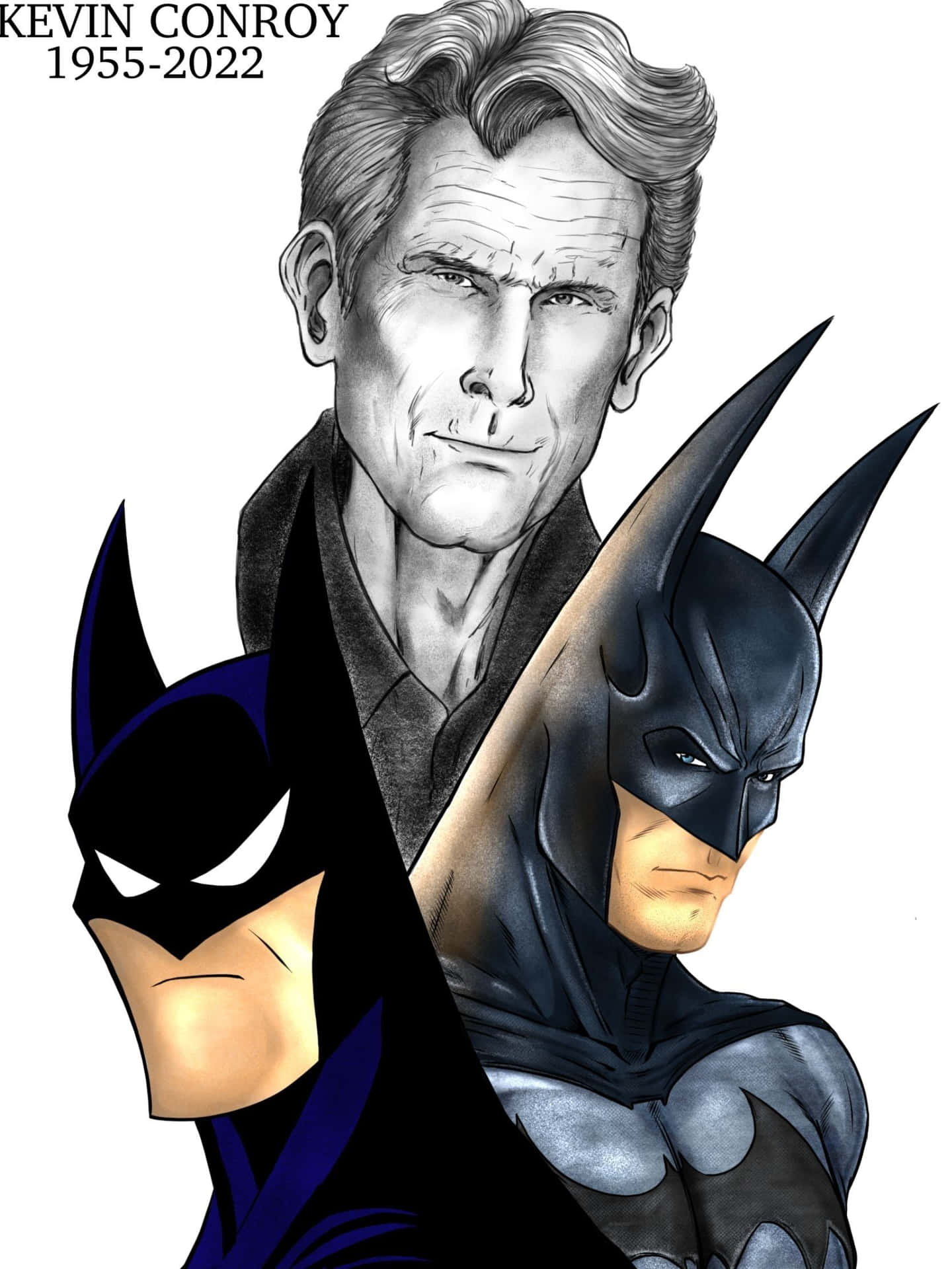 "Kevin Conroy as Batman in a striking pose" Wallpaper