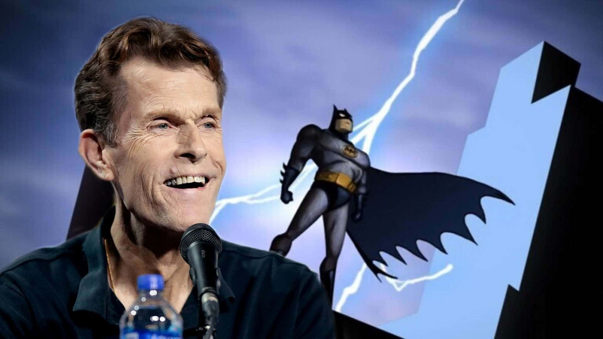 Kevin Conroy posing for a portrait Wallpaper