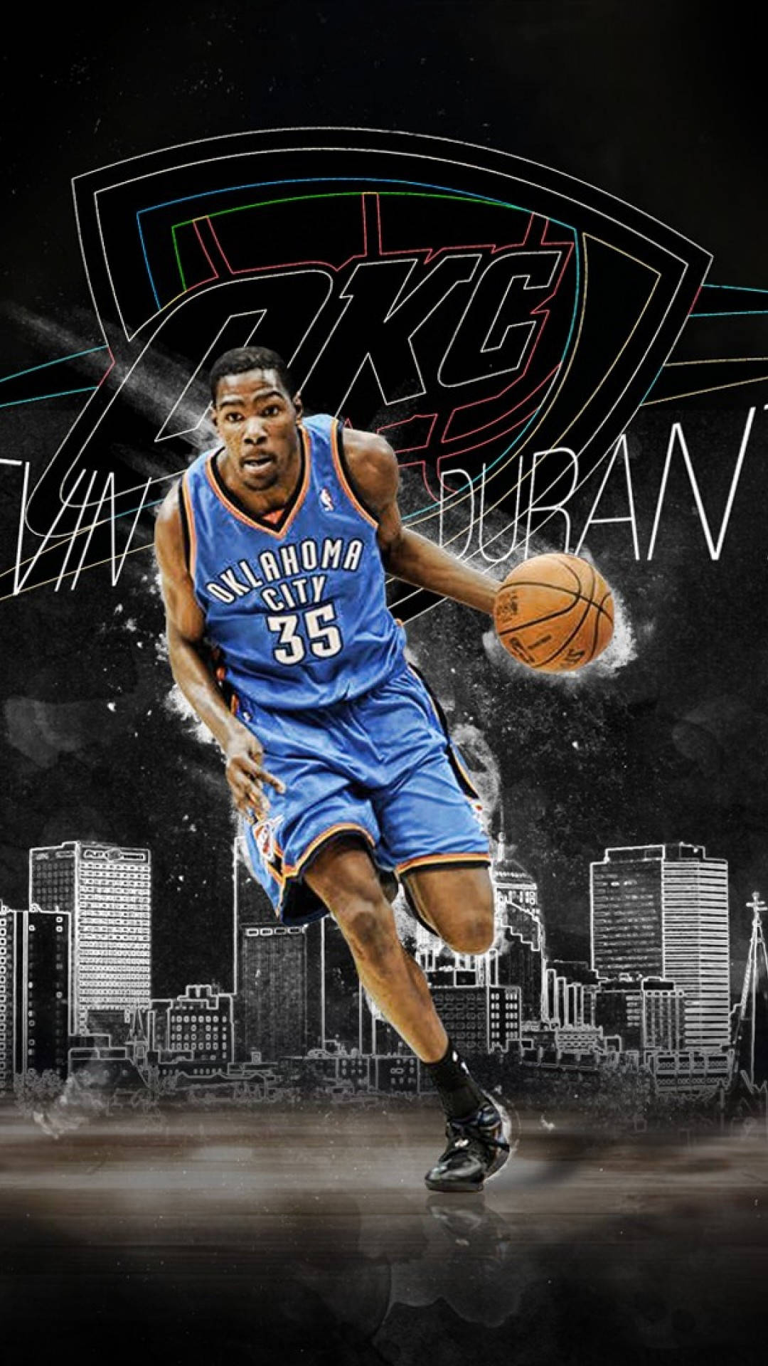 Kevin Durant Okc Cool Basketball Iphone