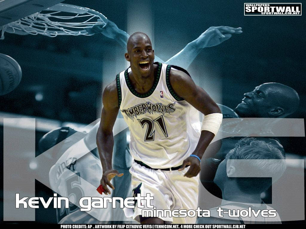 Kevin Garnett, Giocatore Di Basket Sfondo