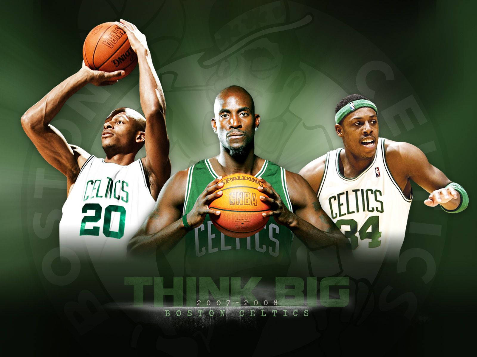 Kevingarnett Celtics Basketboll. Wallpaper