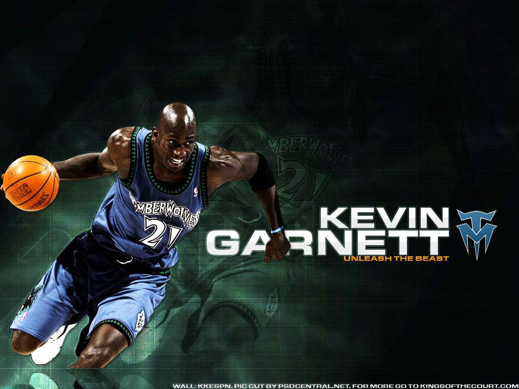 Kevin Garnett Unleash The Beast  Wallpaper