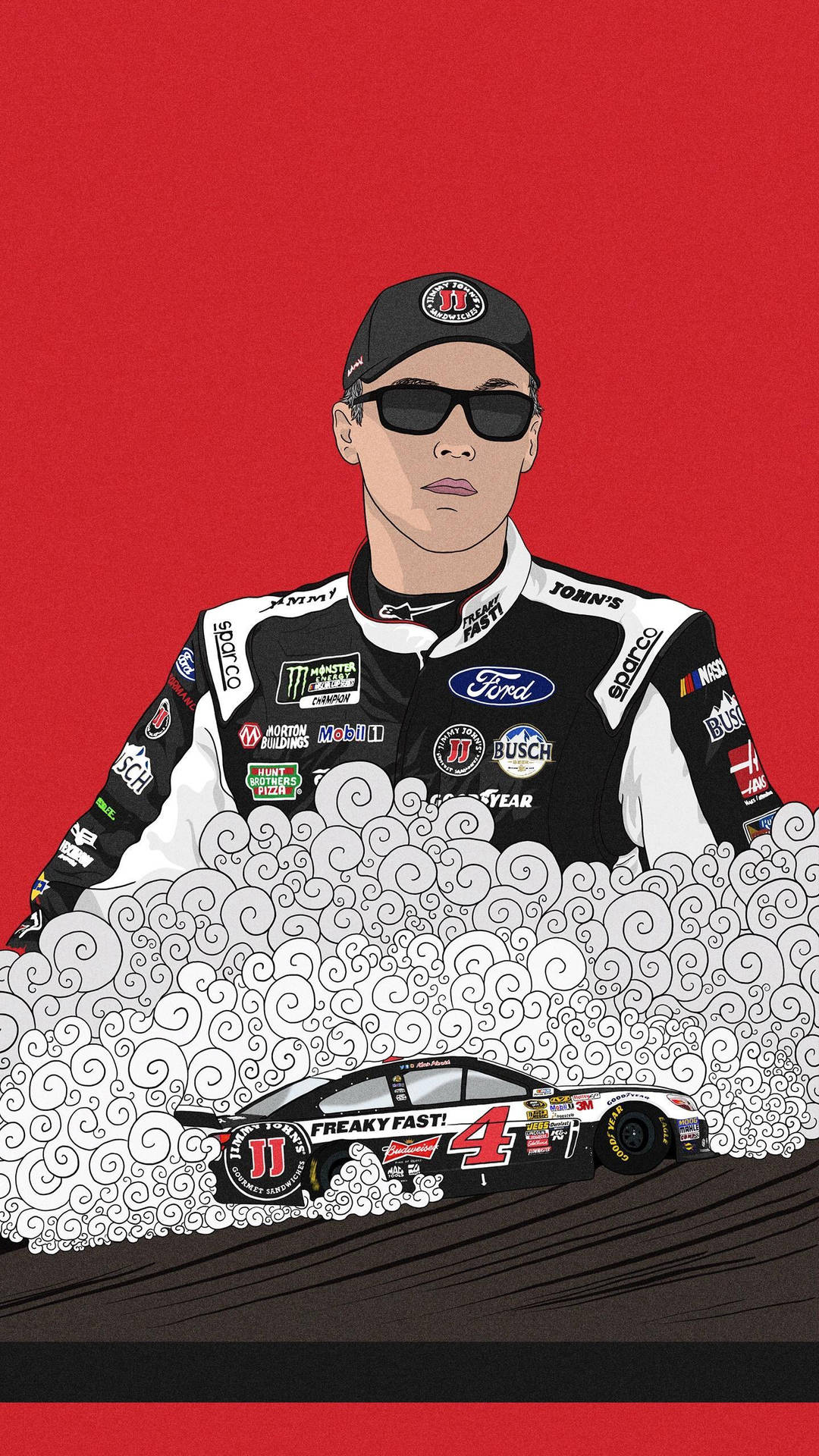 Kevin Harvick - Speed Redefined Wallpaper