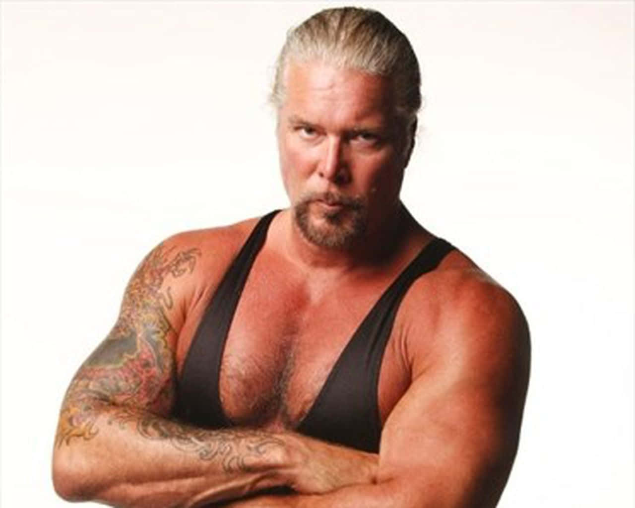 Kevin Nash Posing With Crossed Hands Wallpaper