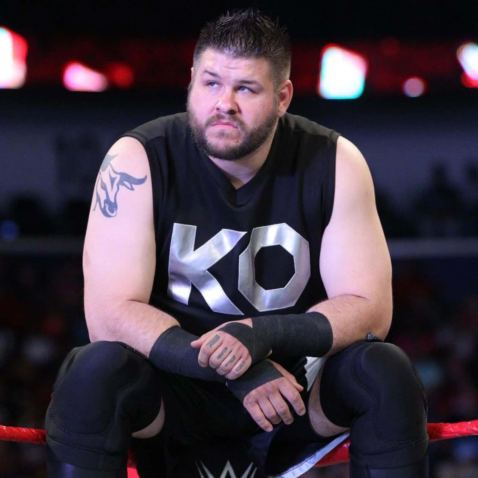 Thrilling Moment in the Ring with Kevin Owens Wallpaper