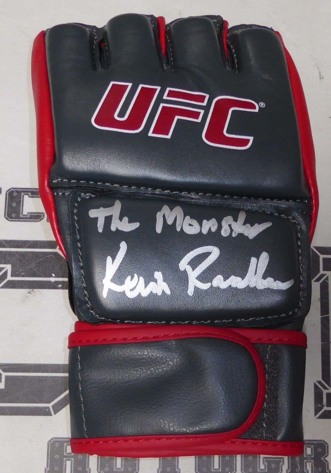 Kevin Randleman Signed UFC Gloves Wallpaper