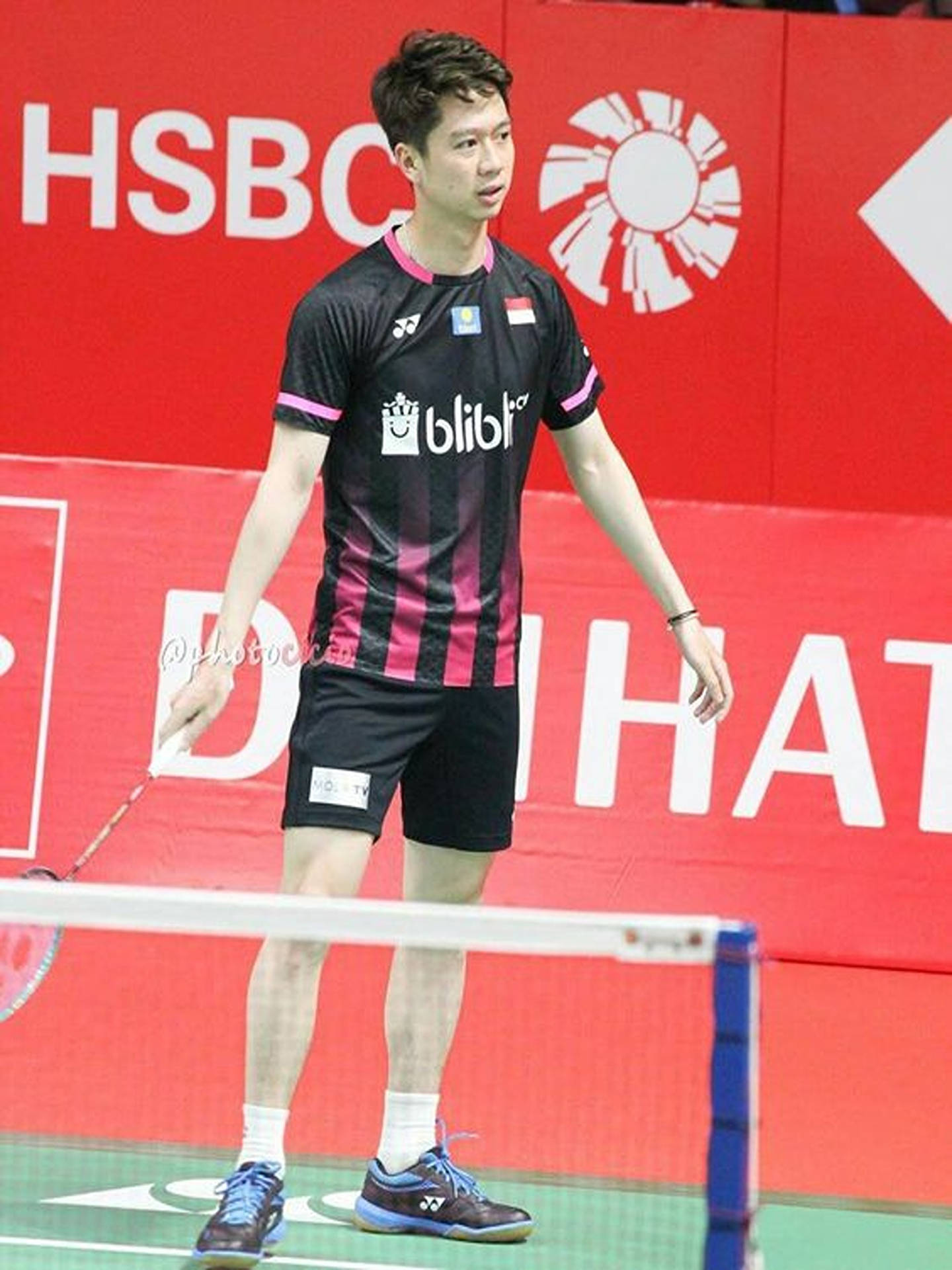 Kevin Sanjaya - Badminton Prodigy In Action Wallpaper