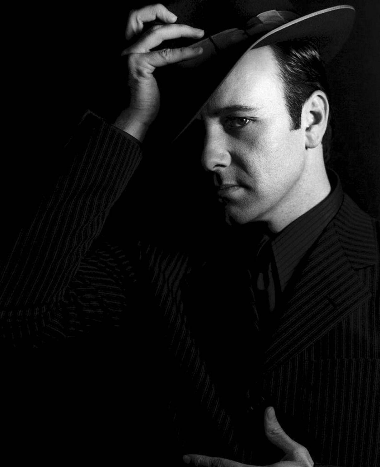 Kevin Spacey Picture Is Black And White Wallpaper