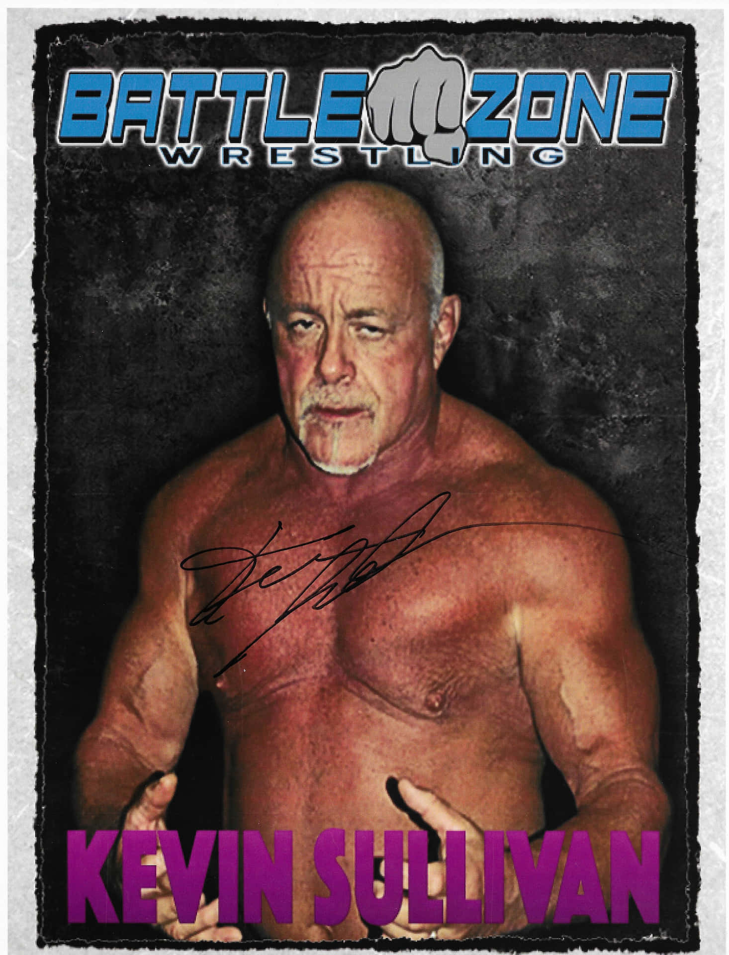 Kevin Sullivan Battlezone Wrestling Card Wallpaper