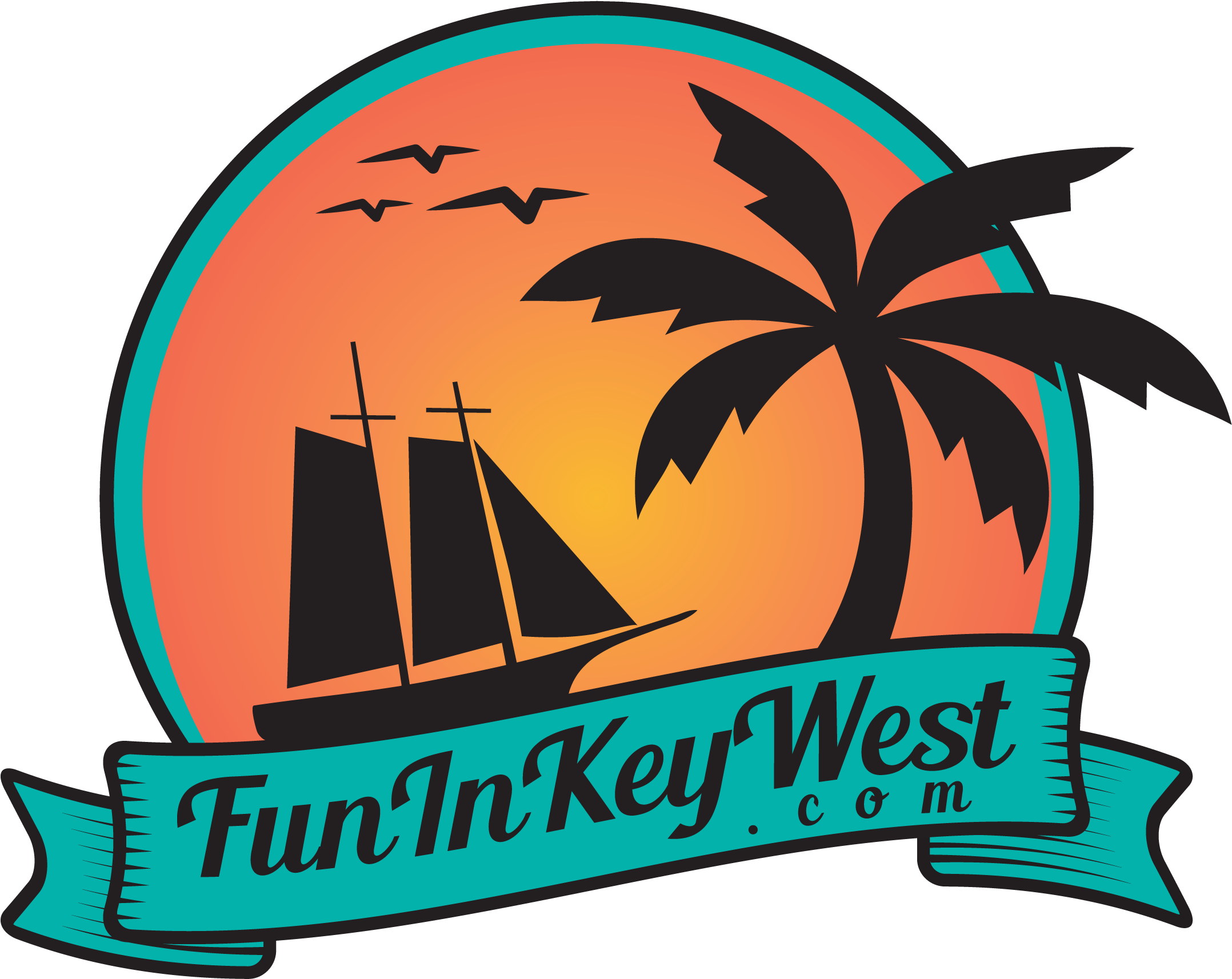 Key West Vacation Logo PNG