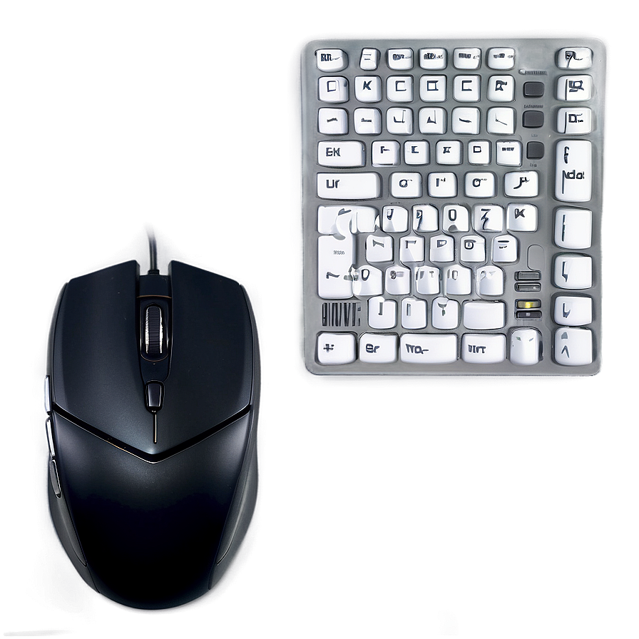 Keyboard And Mouse With Wrist Support Png Dkr PNG
