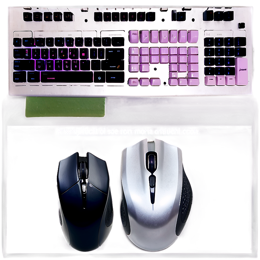 Keyboard And Mouse With Wrist Support Png Rss36 PNG
