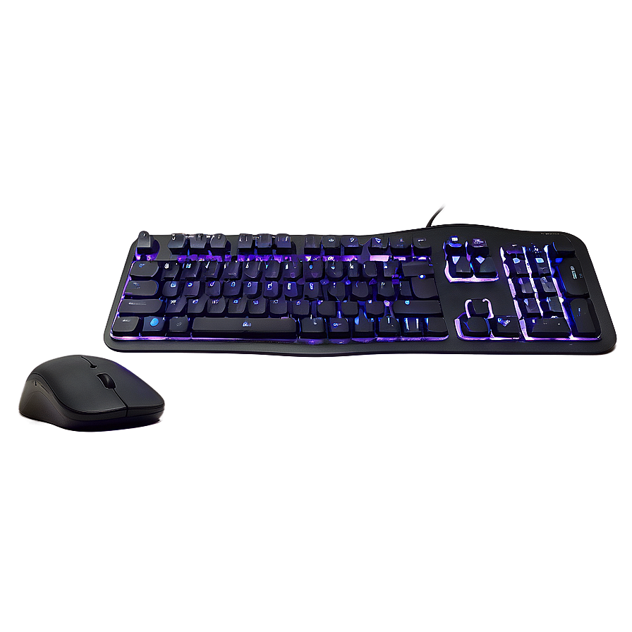 Keyboard And Mouse With Wrist Support Png Sld PNG