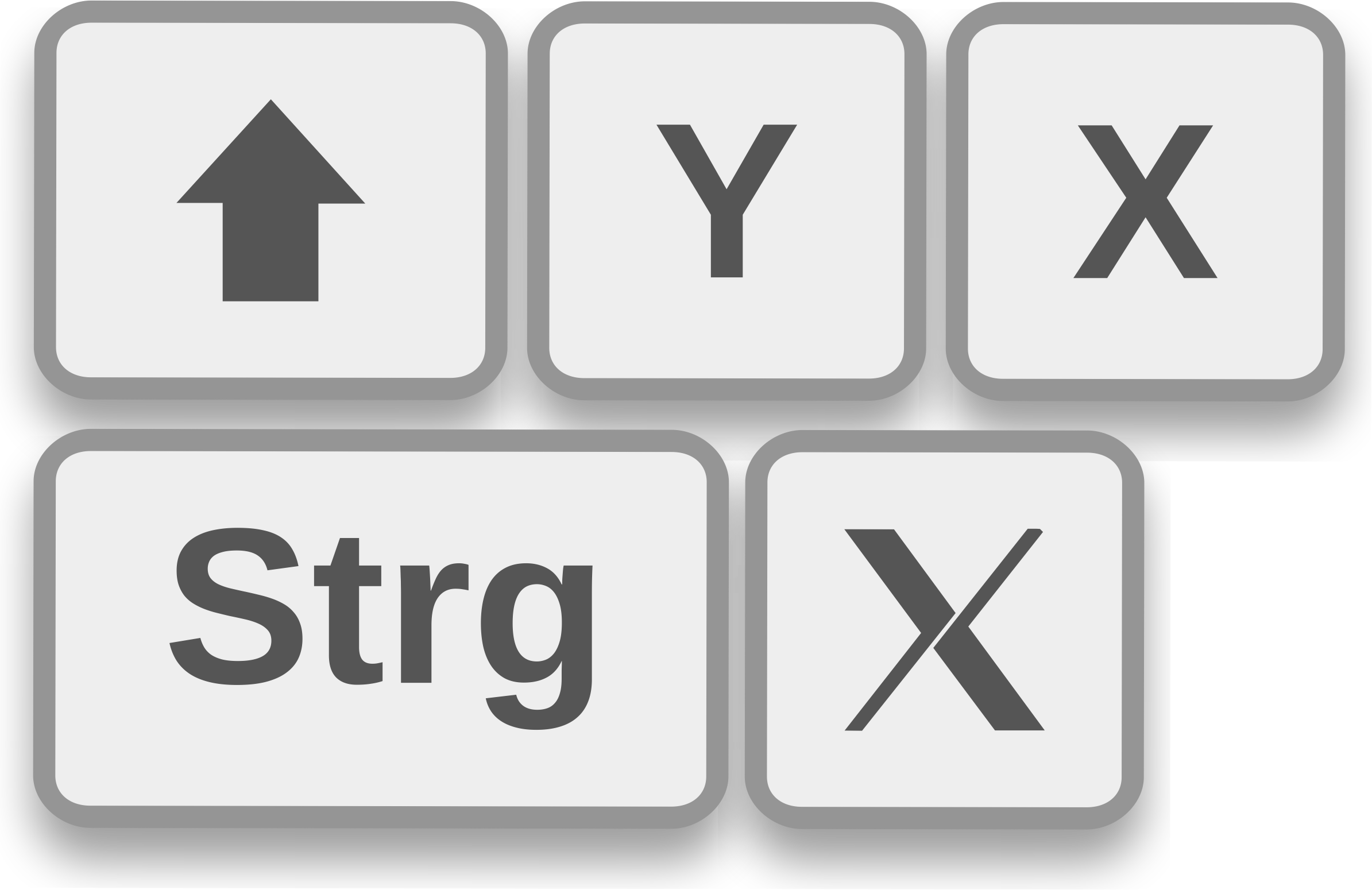 Keyboard Shortcut Keys Graphic PNG