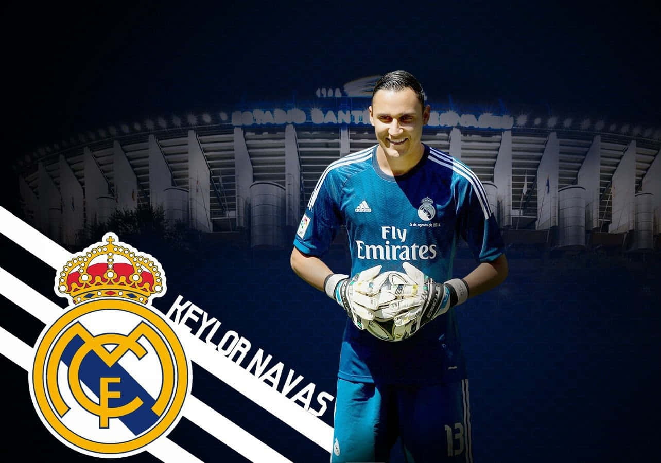Keylor Navas in action during a football match Wallpaper