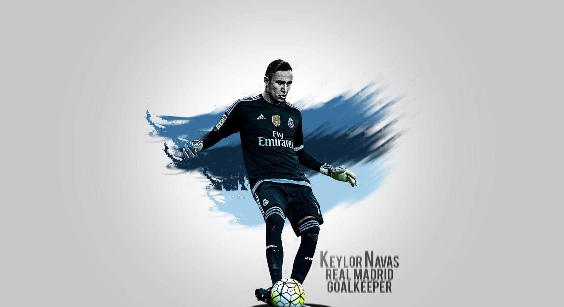 Keylor Navas Dalam Aksi Selama Pertandingan Wallpaper