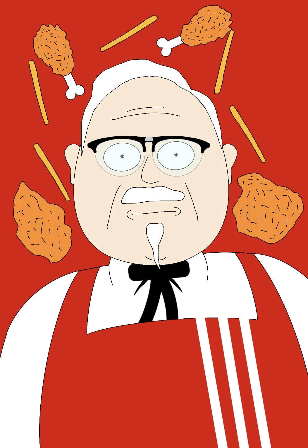 KFC Hefty Colonel Sanders Wallpaper