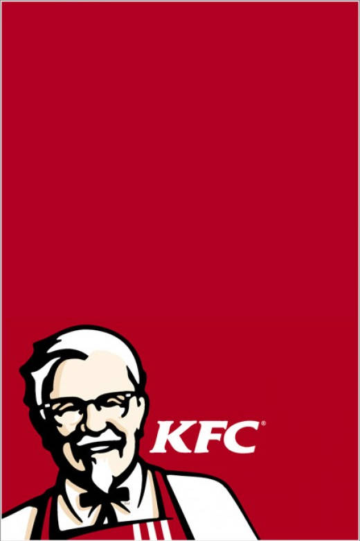KFC Icon Red Background Wallpaper