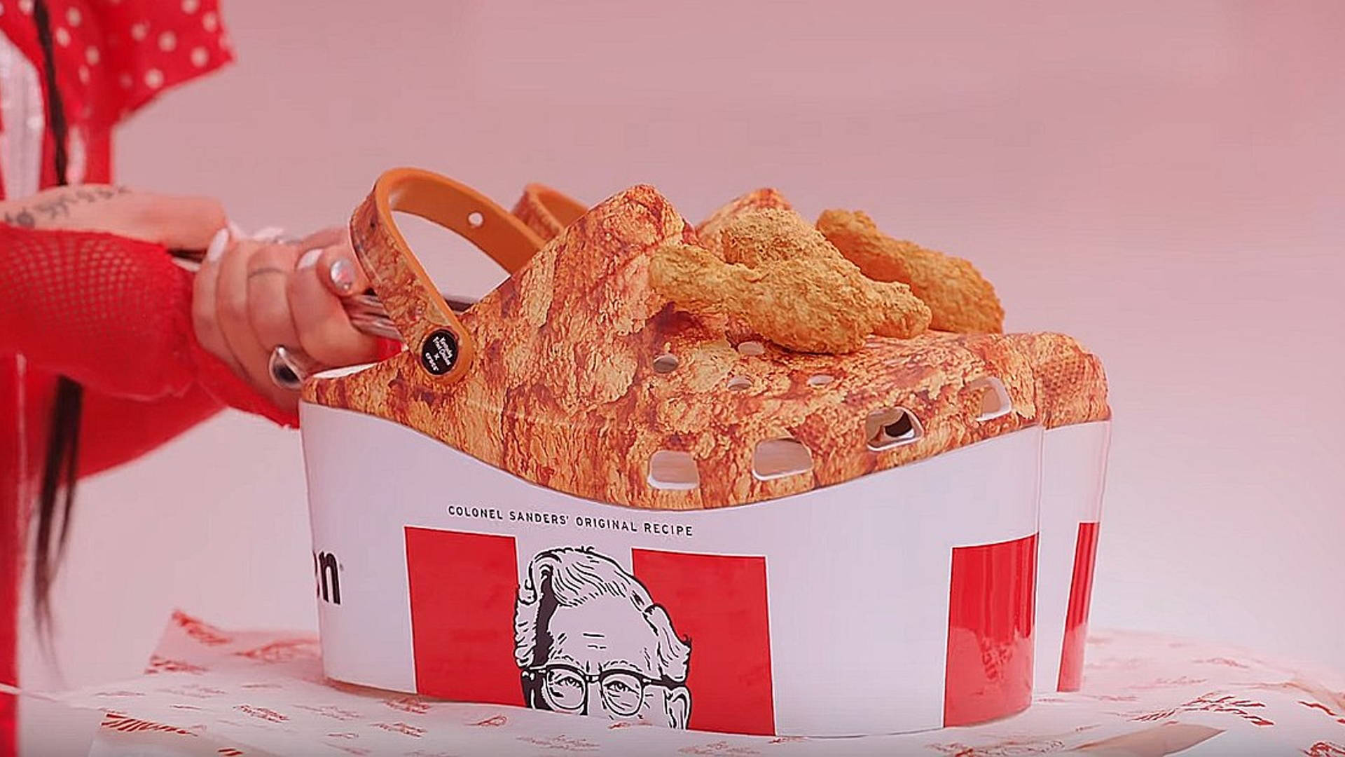 KFC Inspired Crocs Wallpaper