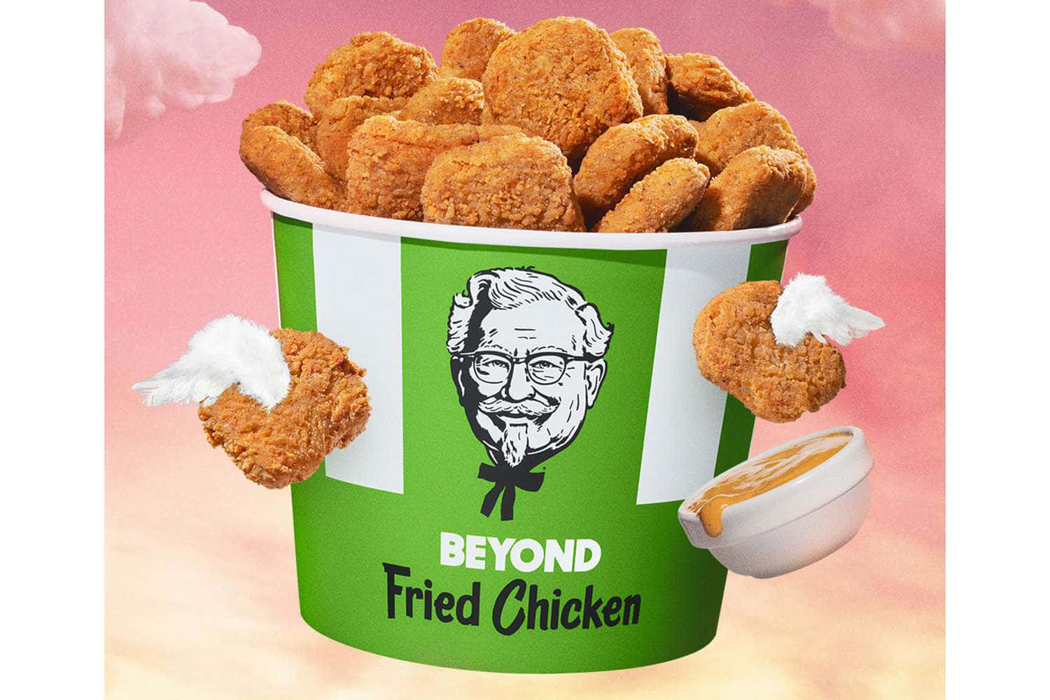 Savoury KFC chicken meal, the symbol of mouthwatering fast food