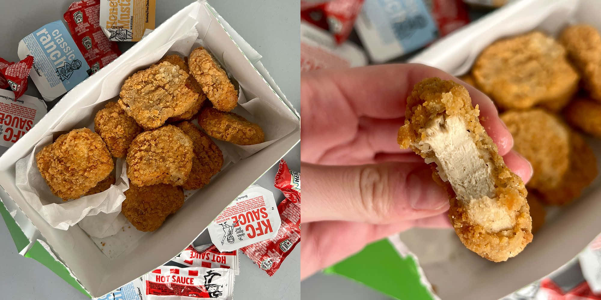 Get golden fried chicken goodness with KFC!