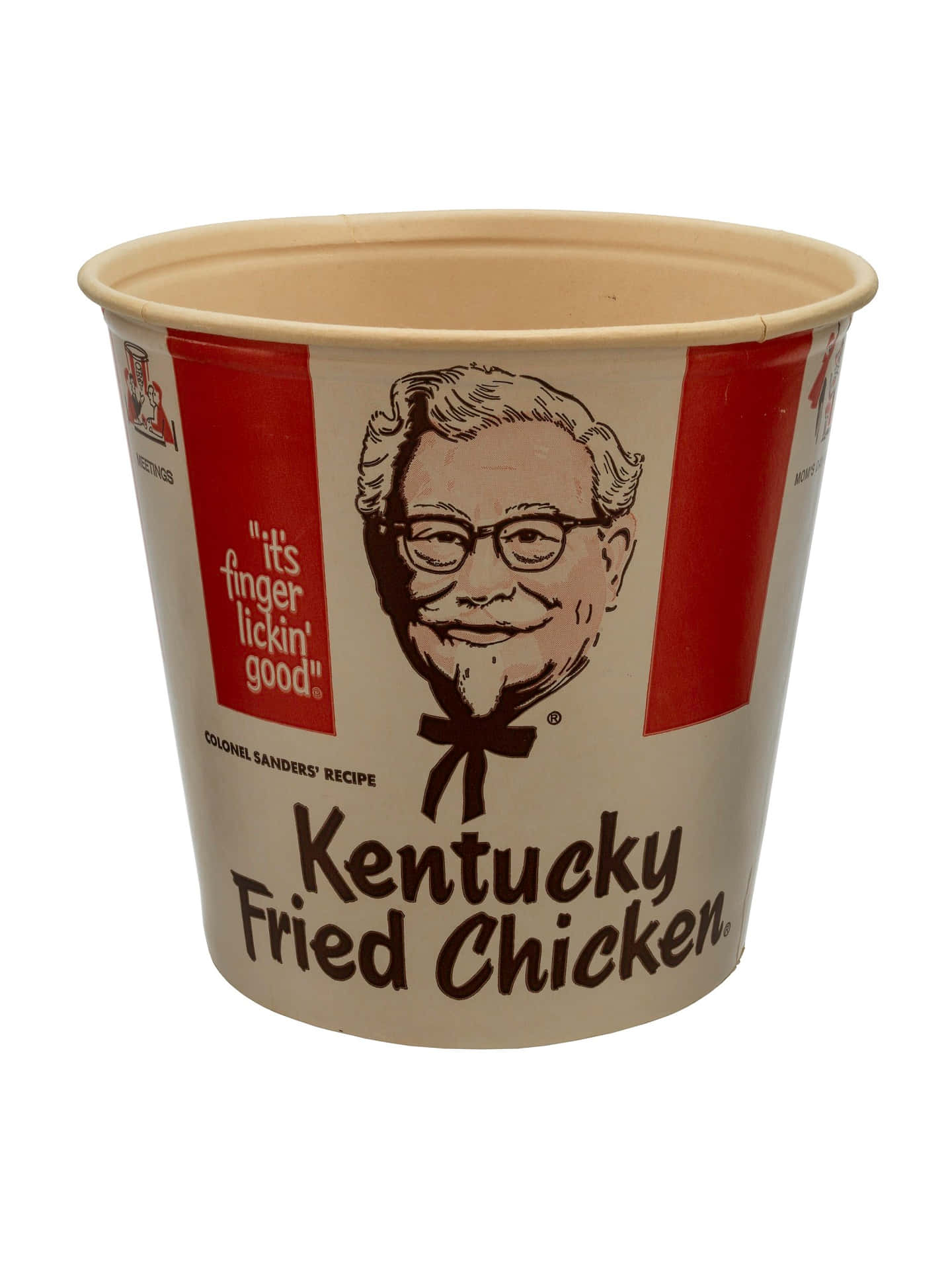 "A bucket of delicious KFC chicken for the whole family!"