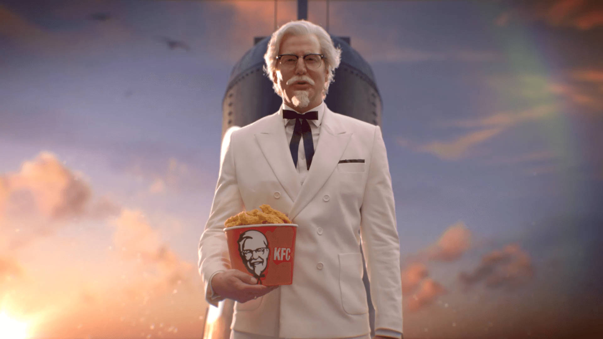 KFC Rob Riggle As Colonel Wallpaper