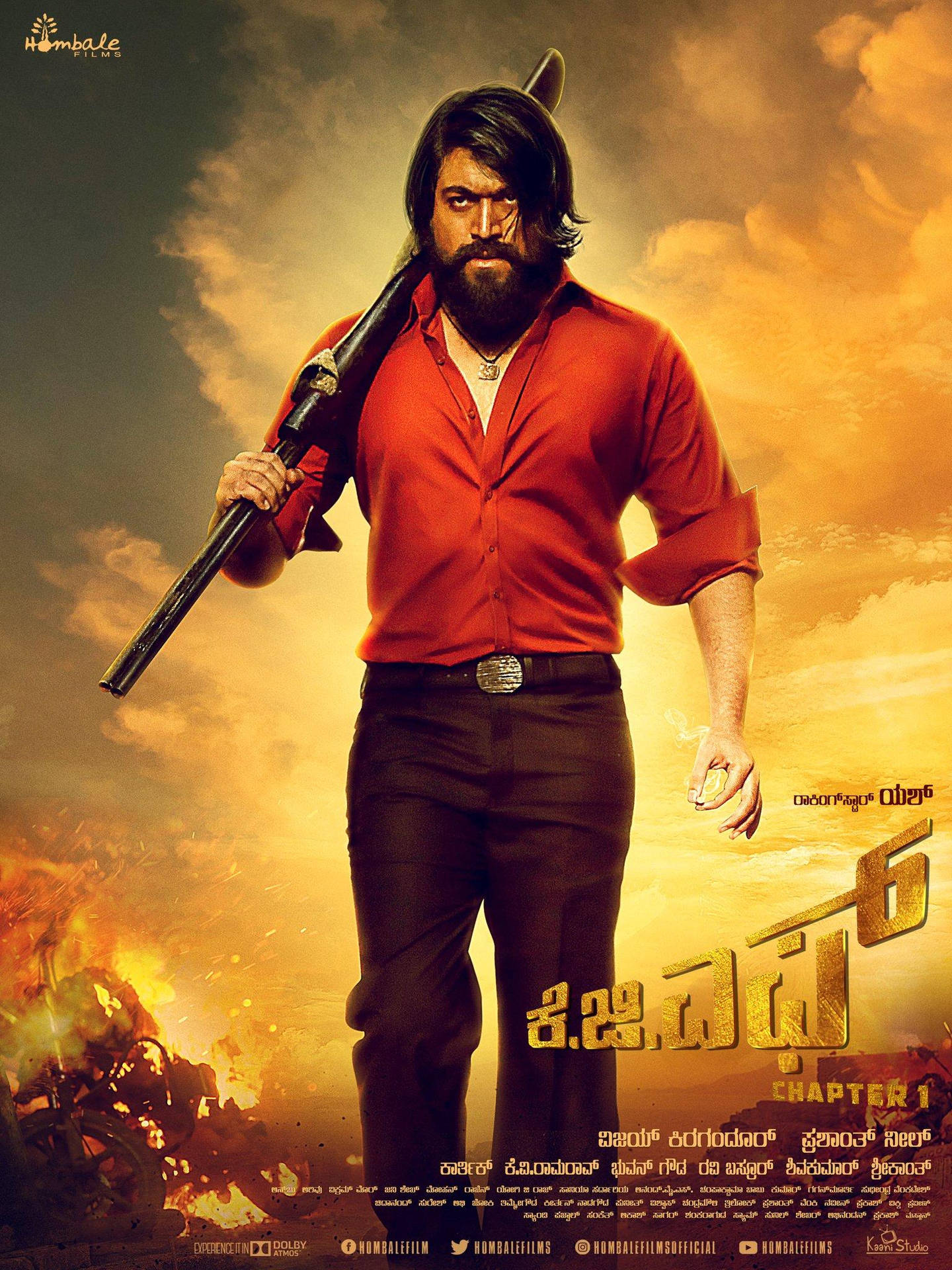 Download Kgf Chapter 1 Rocky With Shotgun Wallpaper Wallpapers