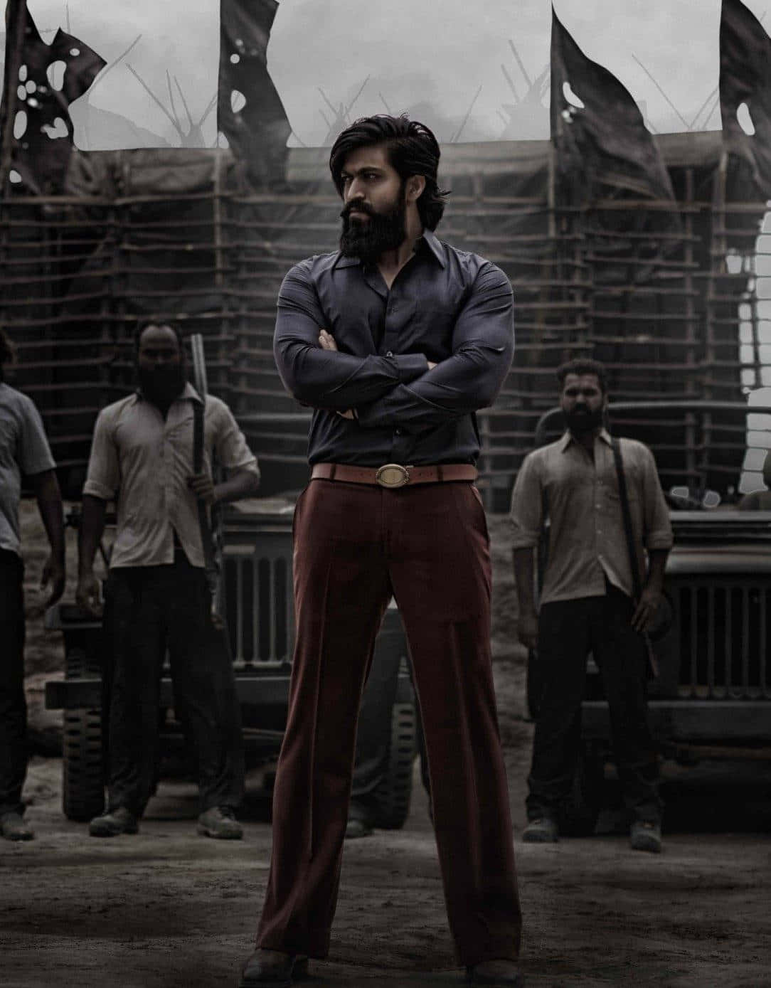 Rocky Bhai strikes a pose in KGF Chapter 2