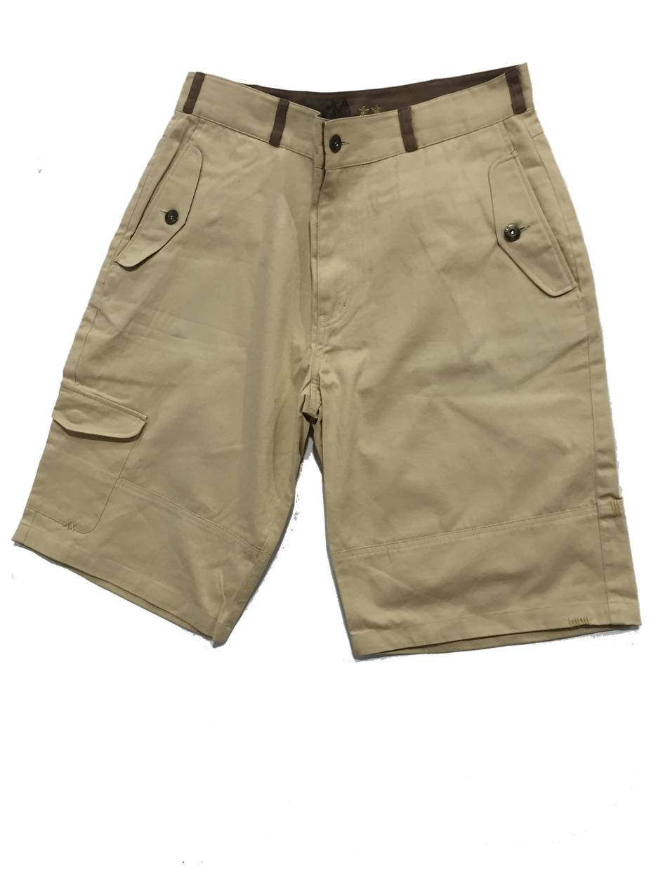 Khaki Cargo Shorts PNG