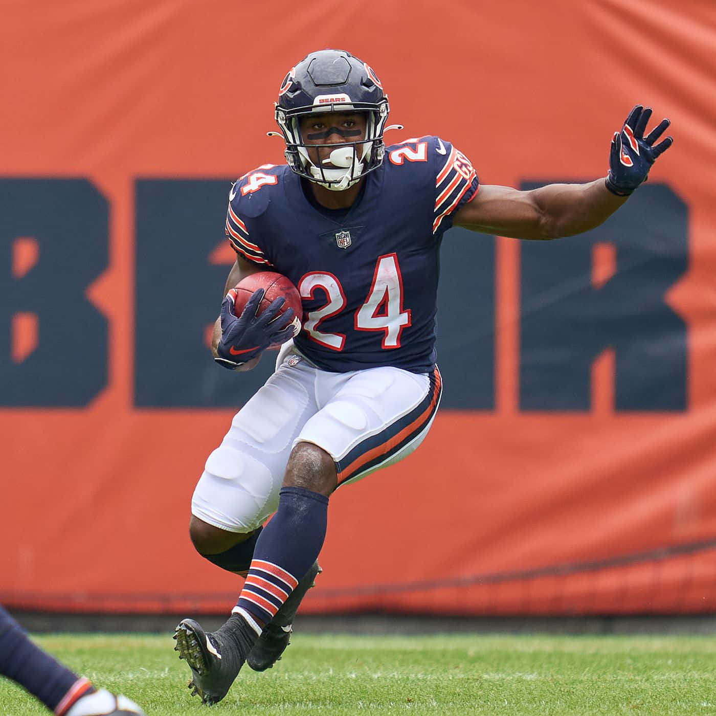 Khalil Herbert Chicago Bears Actie Run Achtergrond