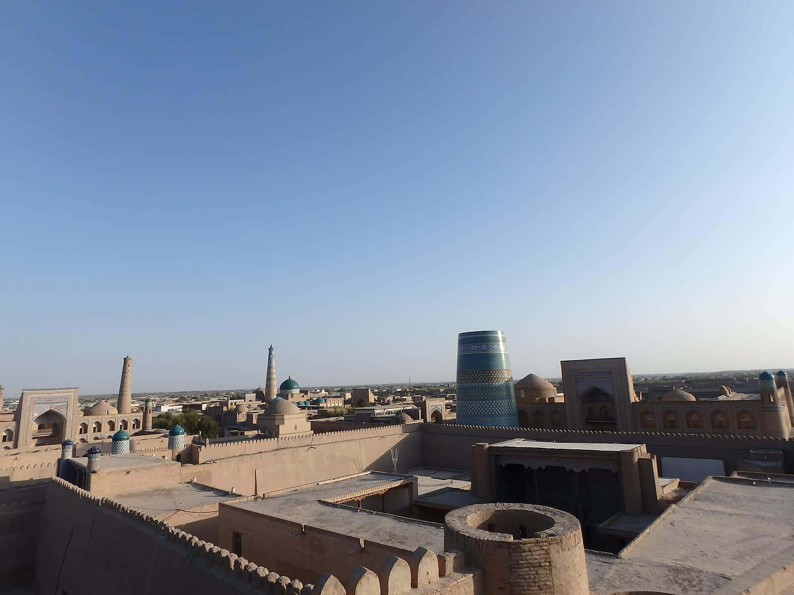 Khiva Clear Skies No Clouds Wallpaper