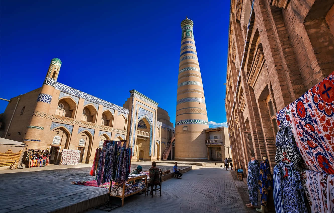 Khiva Textiles For Sale Background