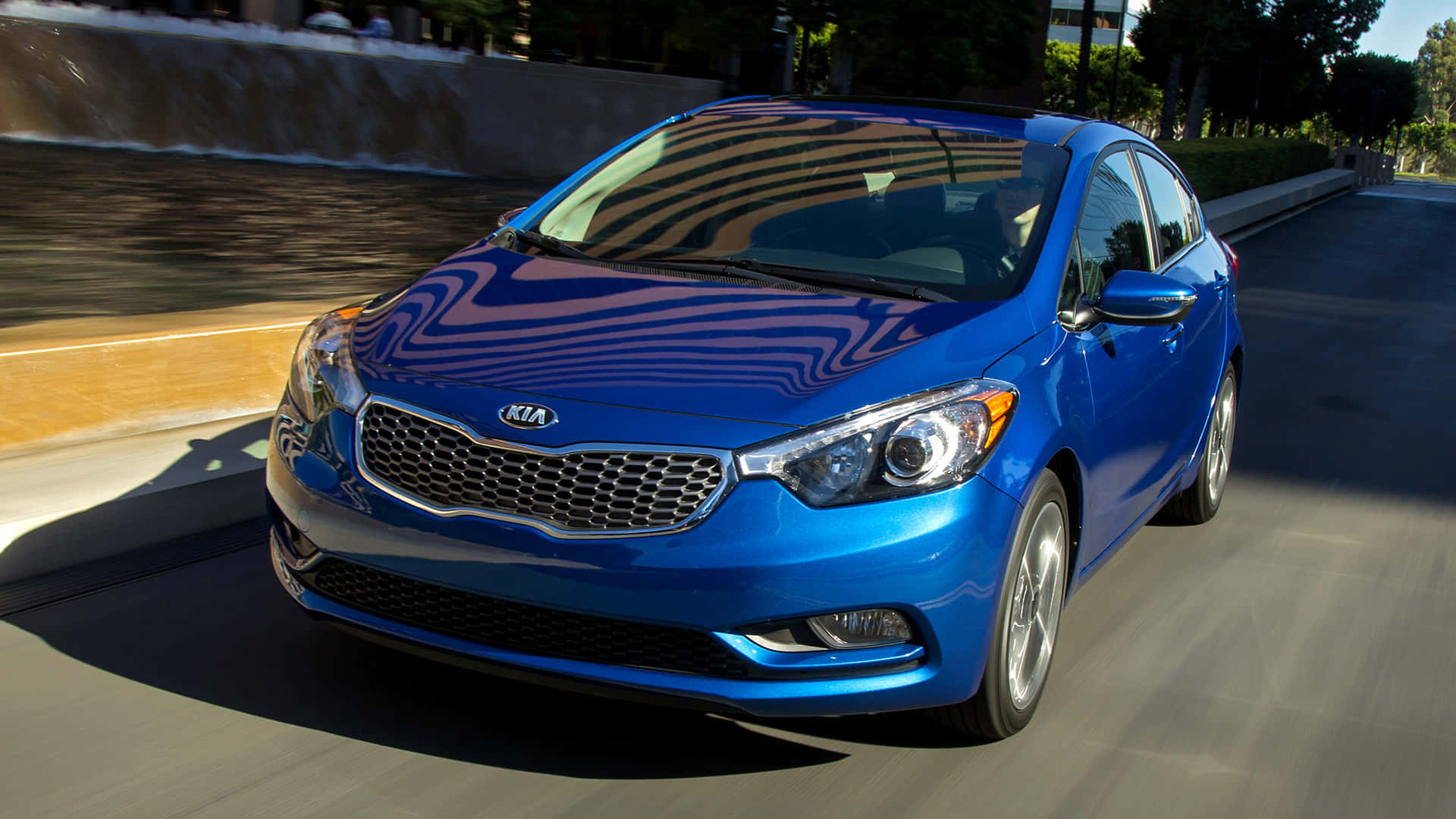 Kia Forte 2022 In A Stunning Silver Hue Wallpaper