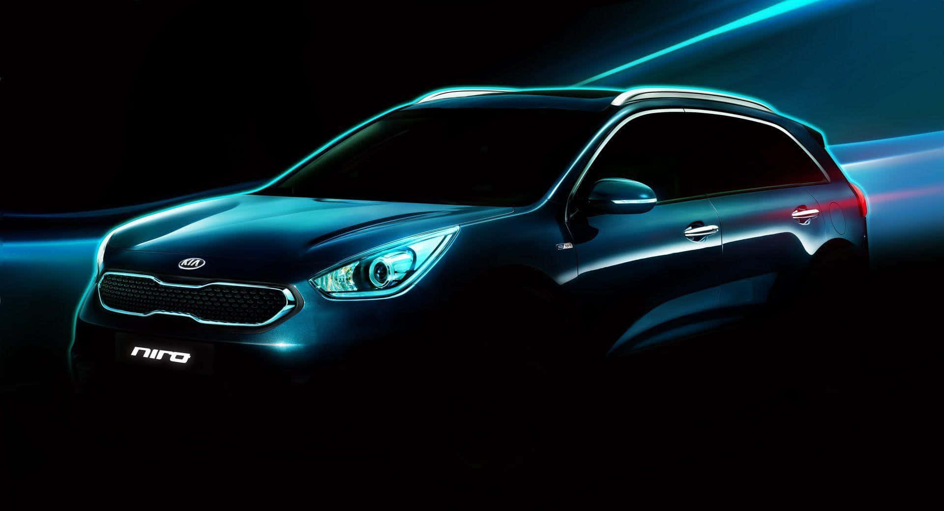 Stunning Kia Niro on the Open Road Wallpaper