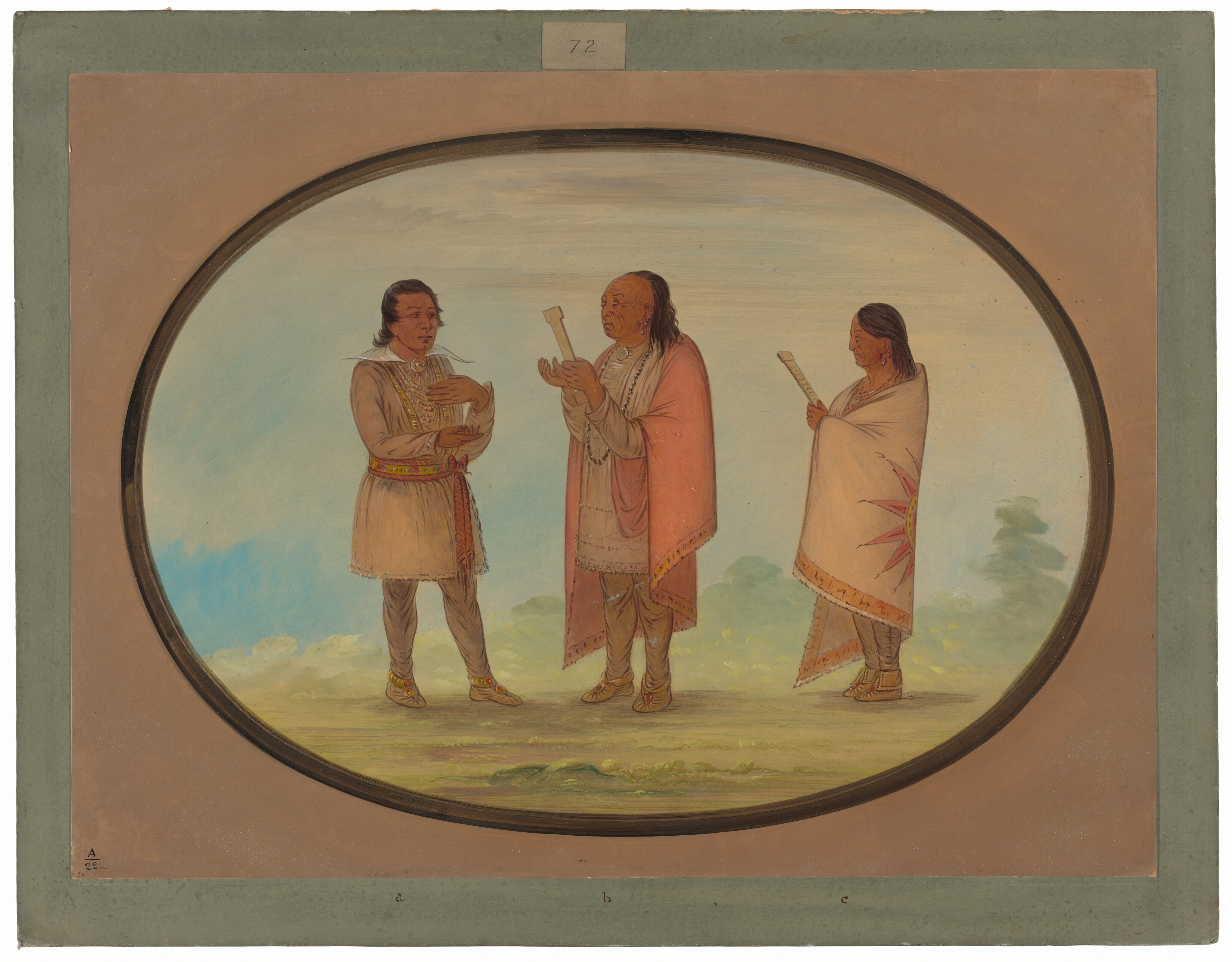 Kickapoo Indians Preaching and Praying Wallpaper