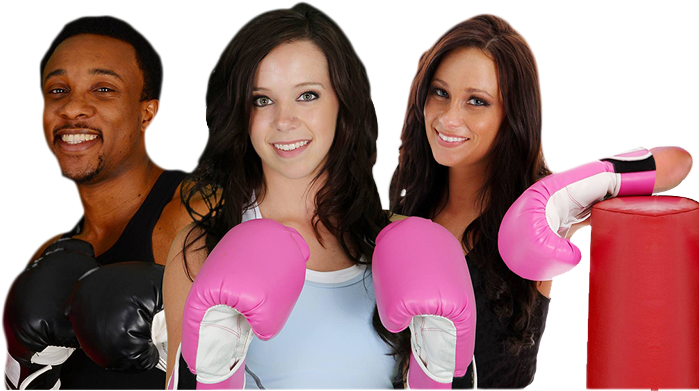 Kickboxing Enthusiasts Group Portrait PNG