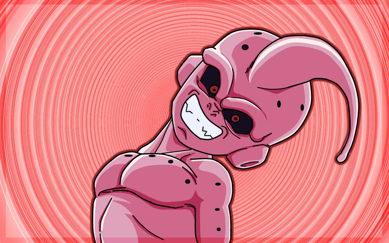 Kid Buu Aggressive Stance Wallpaper