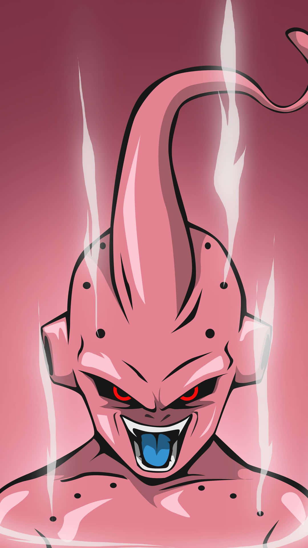 Kid Buu Menacing Stance Wallpaper