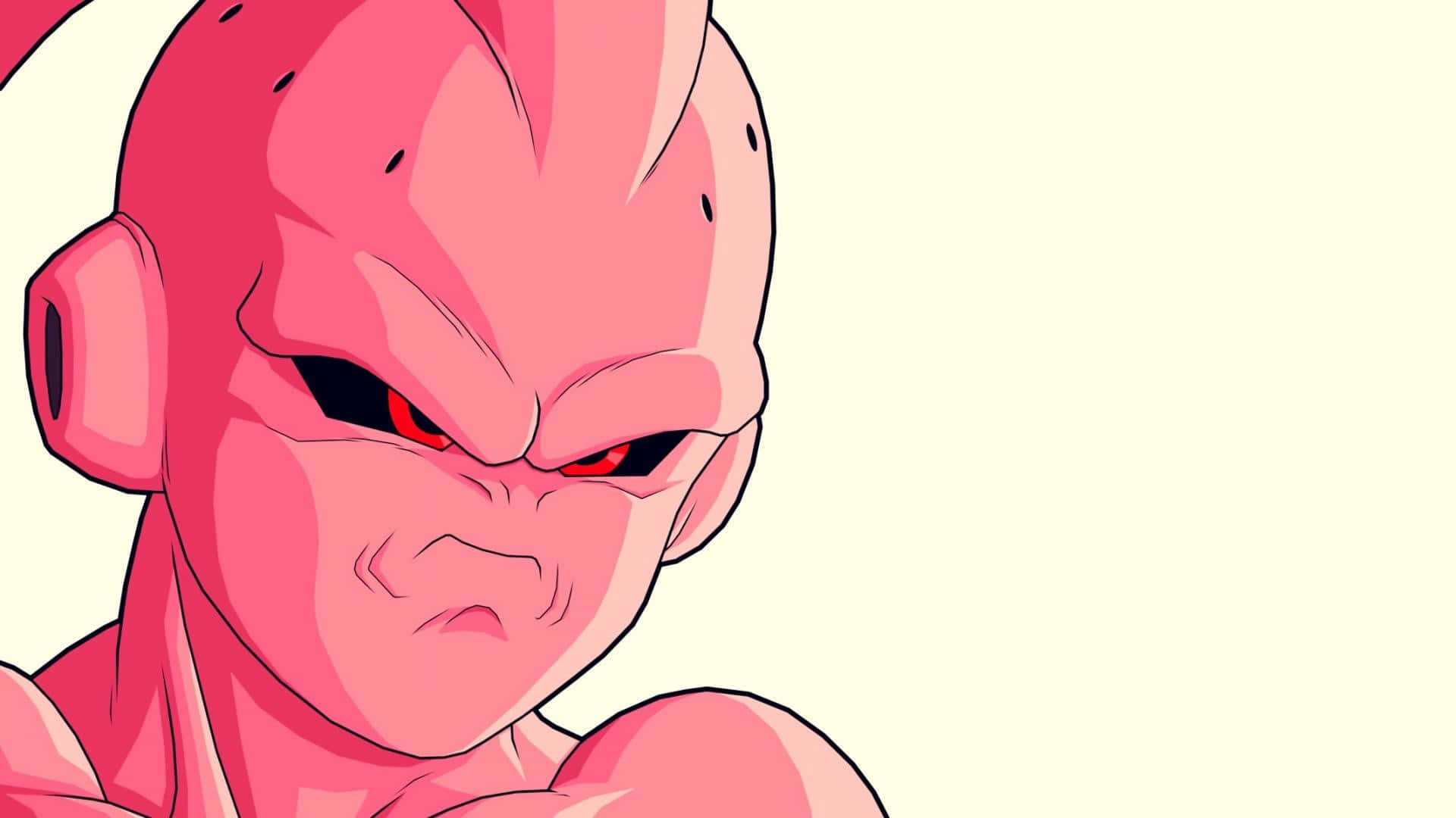 Kid Buu Menacing Stare Wallpaper